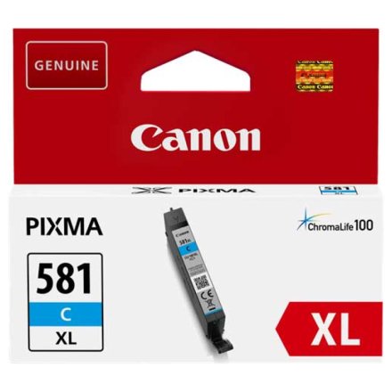 Original Canon CLI-581c XL 2049C001 Tintenpatrone cyan High-Capacity (ca. 515 Seiten)