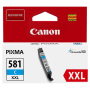  Original Canon CLI-581c XXL 1995C001 Tintenpatrone cyan extra High-Capacity (ca. 820 Seiten) 