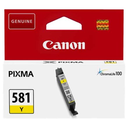 Original Canon CLI-581y 2105C001 Tintenpatrone gelb (ca. 259 Seiten)