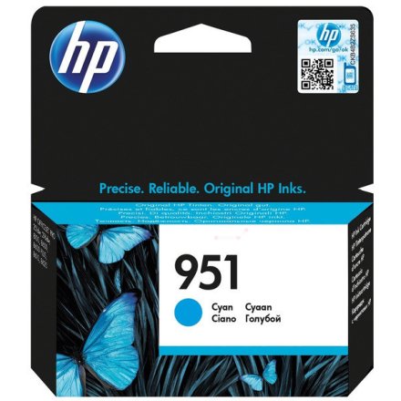 Original HP 951, CN050AE Tintenpatrone cyan (ca. 700 Seiten)