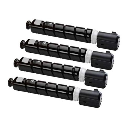 4 Toner von tintenalarm.de ersetzt Canon C-EXV49bk, C-EXV49c, C-EXV49m, C-EXV49y