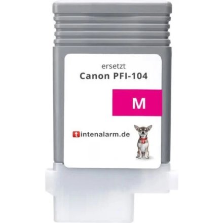Druckerpatrone von tintenalarm.de ersetzt Canon PFI-104m, 3631B001 magenta