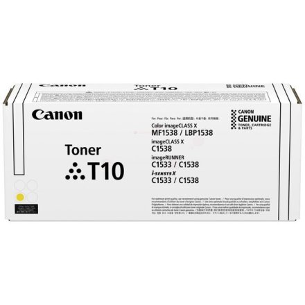 Original Canon T10 4563 C 001 Toner gelb High-Capacity (ca. 10.000 Seiten)