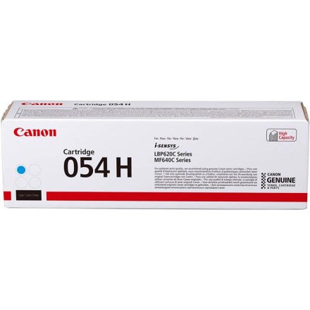 Original Canon 054 H 3027 C 002 Toner cyan High-Capacity (ca. 2.300 Seiten)