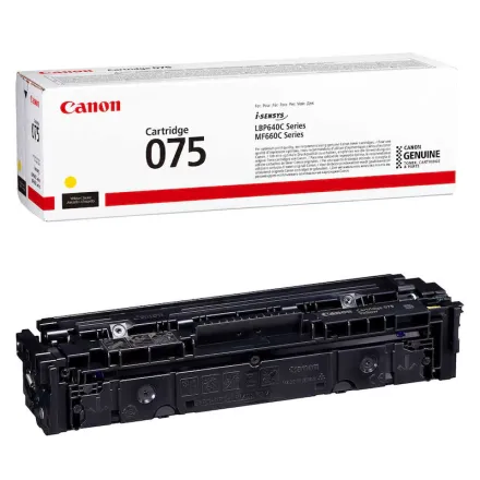 Original Canon 075 6362 C 002 Toner gelb (ca. 1.300 Seiten)