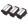 3 XL Druckerpatronen von tintenalarm.de ersetzt PG-560XL/CL-561XL, 3712C001 und 3730C001 (2x schwarz, 1x color) 