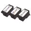  3 XL Druckerpatronen von tintenalarm.de ersetzt Canon PG-560XL/CL-561XL, 3712C001 und 3730C001 (2x schwarz, 1x color) 