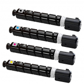  4 Toner von tintenalarm.de ersetzt Canon C-EXV55bk, C-EXV55c, C-EXV55m, C-EXV55y 