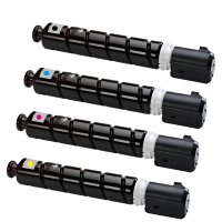 4 Toner von tintenalarm.de ersetzt Canon C-EXV55bk, C-EXV55c, C-EXV55m, C-EXV55y