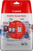  Original Canon PG-545XL + CL-546XL Photo 8286B006 PG-545+CL-546 Tintenpatrone Multipack schwarz + color + Fotopapier 10x15cm 50 Blatt (ca. 600 Seiten) 