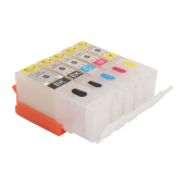  5 leicht befüllbare Auto-Reset-Patronen für Canon PGI-570 und CLI-571 Serie 