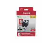  Original Canon PG-595XL+CL-586XL + Fotopapier 50 Blatt 10x 15 cm 7170 C 004 Tintenpatrone MultiPack schwarz + color High-Capacity 