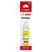  Original Canon GI-490y 0666C001 Tintenflasche gelb (ca. 7.000 Seiten) 