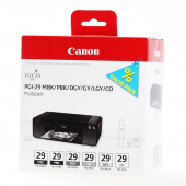  Original Canon PGI-29 4868 B 018 Tintenpatrone MultiPack MBK,PBK,DGY,GY,LGY,CO 