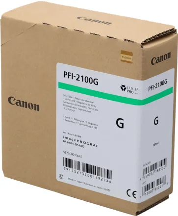 Original Canon PFI-2100g 5273C001 Tintenpatrone grün (ca. 160 ml)
