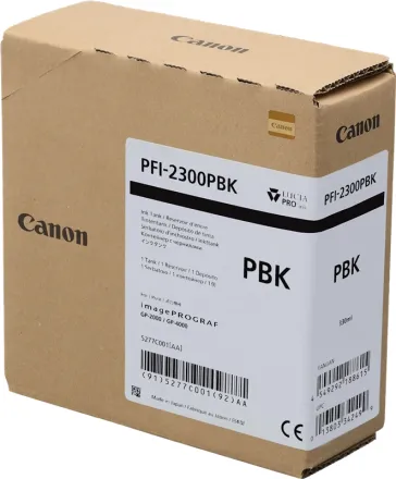 Original Canon PFI-2300pbk 5277C001 Tintenpatrone schwarz hell (ca. 330 ml)