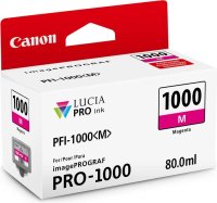 Original Canon PFI-1000 M 0548 C 001 Tintenpatrone magenta (ca. 5.855 Seiten)
