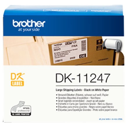 Original Brother DK-11247 DirectLabel Etiketten weiss