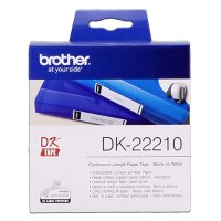 Original Brother DK-22210 DirectLabel Etiketten weiss