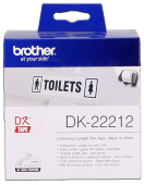  Original Brother DK-22212 DirectLabel Etiketten weiss Film 