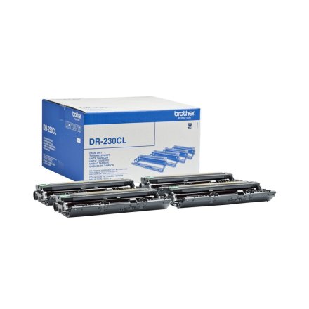 Original Brother DR-230 CL Drum Kit schwarz, cyan, magenta, gelb (ca. 15.000 Seiten)