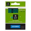  Original Dymo S0720740 40919 DirectLabel-Etiketten schwarz auf grün 