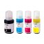  4 Tintenflaschen von tintenalarm.de ersetzt Epson C13T03R640 102 MultiPack Bk,C,M,Y 