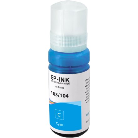 Tintenflasche von tintenalarm.de ersetzt Epson C13T00P240 104 cyan (ca. 7.500 Seiten)