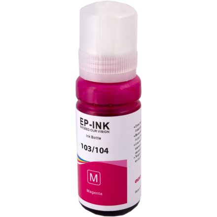 Tintenflasche von tintenalarm.de ersetzt Epson C13T00P340 104 magenta (ca. 7.500 Seiten)