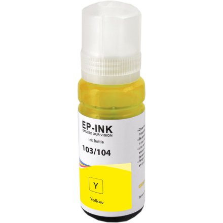 Tintenflasche von tintenalarm.de ersetzt Epson C13T00P440 104 gelb (ca. 7.500 Seiten)