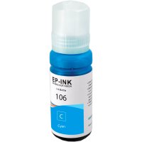 Tintenflasche von tintenalarm.de ersetzt Epson C13T00R240 106 Tintenflasche cyan (ca. 5.000 Seiten)