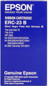 Original Epson Ribbon ERC-23B für TM-267/II/250/270/280/M-260 black (C43S015360) ERC-23-B Nylonband schwarz (ca. 1.500.000 Zeichen) 