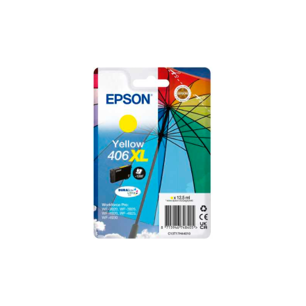 Original Epson C13T17H44010 406 XL Tintenpatrone gelb High-Capacity (ca. 1.200 Seiten)