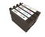  4 XL Druckerpatronen von tintenalarm.de ersetzt Epson 502XL C13T02W64010 Tintenpatrone MultiPack Bk,C,M,Y 