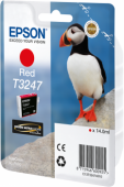  Original Epson C13T32474010 T3247 Tintenpatrone rot (ca. 980 Seiten) 
