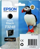  Original Epson C13T32484010 T3248 Tintenpatrone schwarz matt (ca. 650 Seiten) 