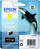  Original Epson C13T76044010 T7604 Tintenpatrone gelb (ca. 2.100 Seiten) 