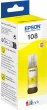  Original Epson C13T09C44A 108 Tintenflasche gelb (ca. 70 ml) 