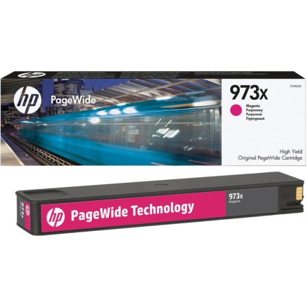 Original HP 973X, F6T82AE Tintenpatrone magenta (ca. 7.000 Seiten)