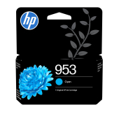  Original HP 953, F6U12AE Tintenpatrone cyan (ca. 630 Seiten) 