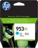  Original HP 953XL, F6U16AE Tintenpatrone cyan High-Capacity (ca. 1.450 Seiten) 