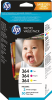  Original HP 364, T9D88EE Tintenpatrone MultiPack C,M,Y +50 Blatt Fotopapier 10x10cm (ca. 300 Seiten) 