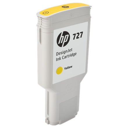 Original HP 727, F9J78A Tintenpatrone gelb (ca. 300 ml)