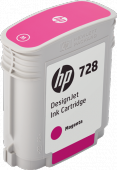  Original HP 728, F9J62A Tintenpatrone magenta (ca. 40 ml) 