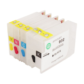  4 leicht befüllbare Auto-Reset-Patronen für HP 932 und 933 Serie 