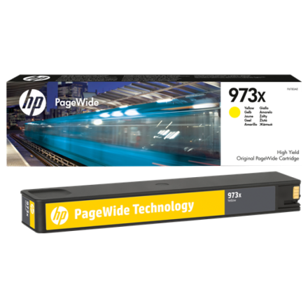 Original HP 973X, F6T83AE Tintenpatrone gelb (ca. 7.000 Seiten)