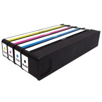 4 Druckerpatronen von tintenalarm.de ersetzt HP 973X - L0S07AE, F6T81AE, F6T82AE, F6T83AE