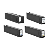  4 Druckerpatronen von tintenalarm.de ersetzt HP 980 - D8J10A, D8J07A, D8J08A, D8J09A 