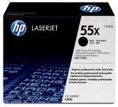  Original HP CE255X 55X Toner schwarz High-Capacity (ca. 12.500 Seiten) 