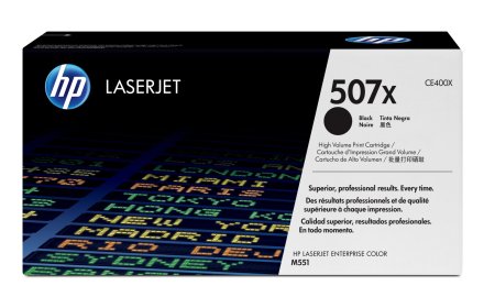 Original HP 507X CE 400 X Toner schwarz High-Capacity (ca. 11.000 Seiten)